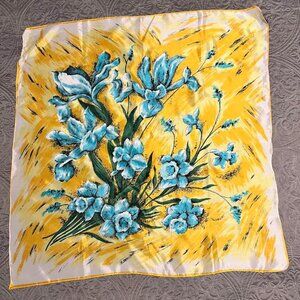 Daffodil & Iris Vintage Scarf